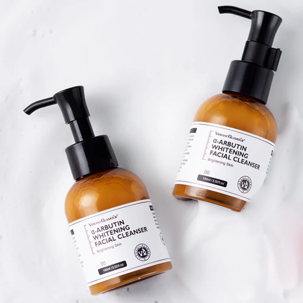 منظف ألفا أربوتين جلامور  100 مل Vibrant glamour alfa arbutin whitening cleanser 100 ml