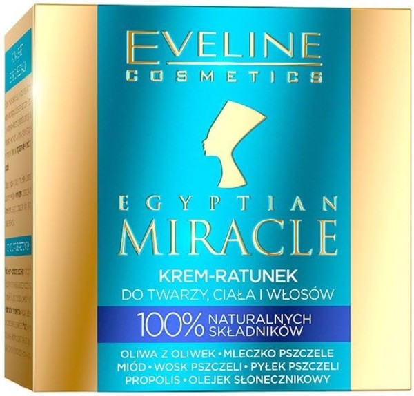 كريم إيفلين المصري المعجزة لإنقاذ الوجه والجسم والشعر 40 مل  Eveline Egyptian Miracle Face Body & Hair Rescue Cream 40ml