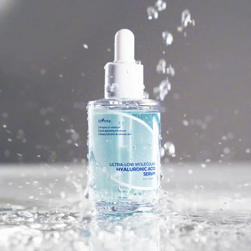 إسنتري سيروم حمض الهيالورونيك منخفض الجزيئات للترطيب العميق | Isntree Ultra-Low Molecular Hyaluronic Acid Serum 50ml