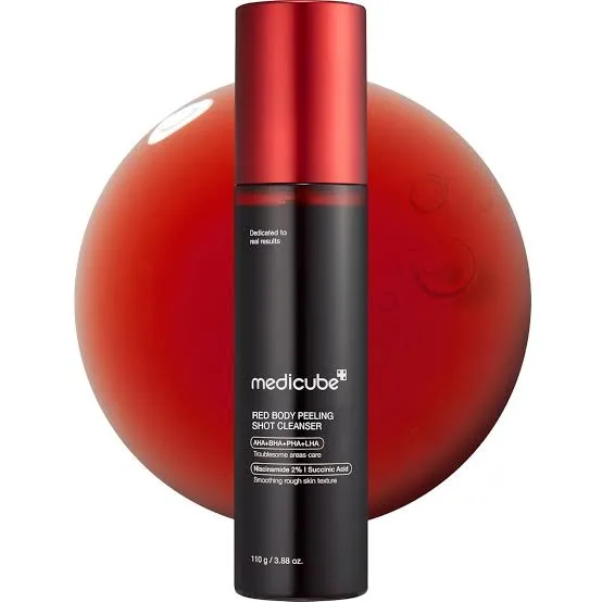 ميديكوب ريد أكني بودي بيلينج شوت 100جرام | Medicube Red Acne Body Peeling Shot 110g
