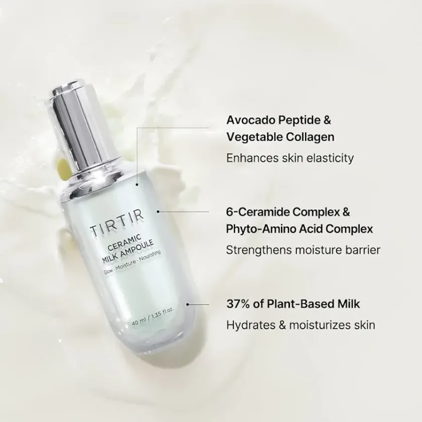 تيرتير أمبول بخلاصة الحليب النباتي 40مللي |   TIRTIR Ceramic Milk Ampoule ACM 40ml