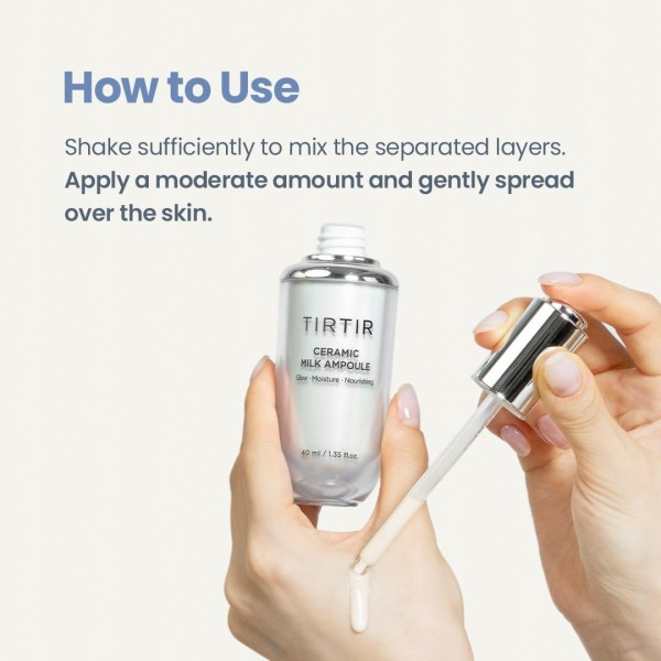 تيرتير أمبول بخلاصة الحليب النباتي |  TIRTIR Ceramic Milk Ampoule ACM