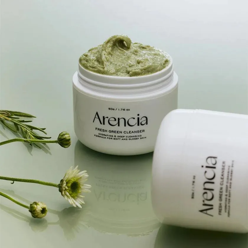 ارينسيا غسول موتشي الأرز الأخضر لتنظيف البشرة وترطيبها 120 جم | Arencia Fresh Green Rice Mochi Cleanser 120g
