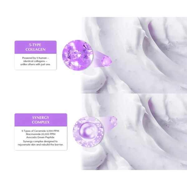 ايكوال بيري كريم الباكوتشيول المالئ للوجه 50 مل | eqqualberry bakuchiol plumping capsule cream 50ml