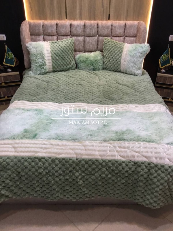 اكبر تشكيل لحاف الماسه كبير 4 قطع و3 قطع علي حسب الصوره 🤩 خصم خطيييير وفرصه لن تتكرر🌰