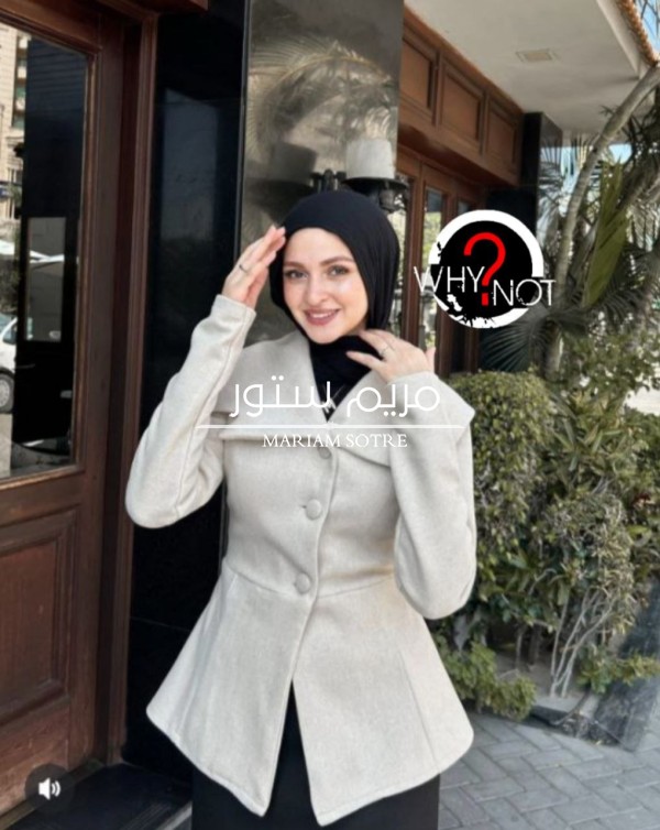 اسم الموديل 💥💥 بليزر جوخ  ♥️   الخامه 💥💥  جوخ 🖤💓  السايز 💥💥ل 85 ك   الطول 💥💥 75