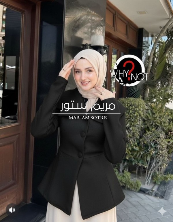 اسم الموديل 💥💥 بليزر جوخ  ♥️   الخامه 💥💥  جوخ 🖤💓  السايز 💥💥ل 85 ك   الطول 💥💥 75