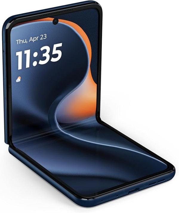 موبايل موتورولا رازر 60 ثنائي شرائح الاتصال شبكة الجيل الخامس 5G بذاكرة ROM سعة 256 جيجابايت وذاكرة رام 8 جيجابايت - جيبرالتار سي (لون أزرق)