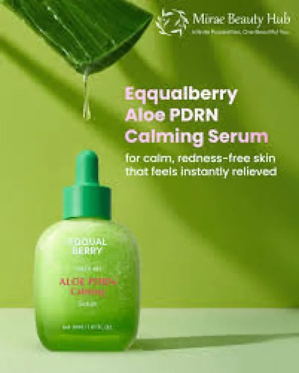 إيكوال بيري سيروم الألوفيرا PDRN المهدئ لترطيب وتهدئة البشرة 30 مل | EQQUALBERRY Aloe PDRN Calming Serum 30ml