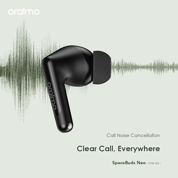 سماعات اذن سبيس بادز نيو بريميوم OTW-323 بصوت غامر لأنماط الحياة الديناميكية من اورايمو - اسود