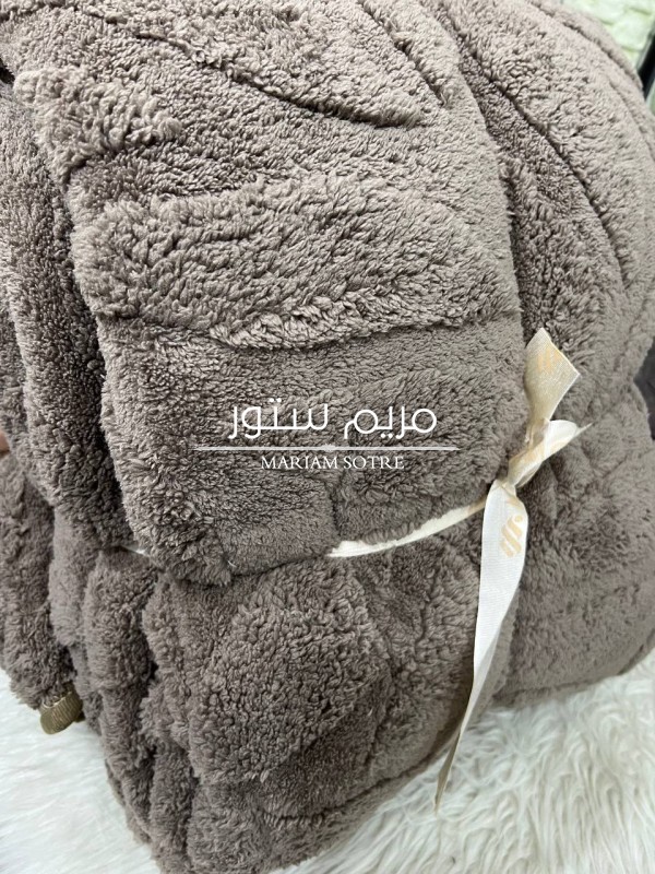 جديد من مصنع الطباخ ♥️ دفايه مورانو شيربا  بطانيه 3 كيلو  مقاس 220 في240