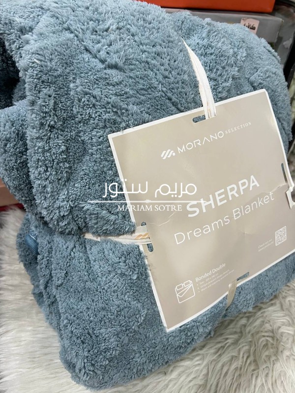 جديد من مصنع الطباخ ♥️ دفايه مورانو شيربا  بطانيه 3 كيلو  مقاس 220 في240