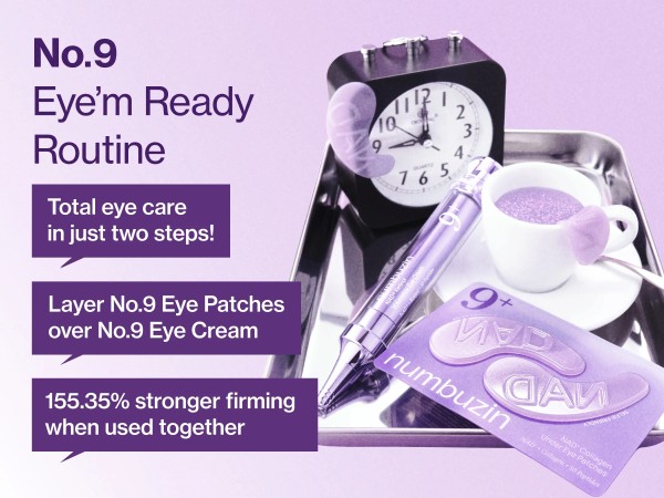 نامبوزين رقم 9 كريم العين NAD+ ريتينول فولوميتوكس 10 مل | Numbuzin No.9 NAD+ Retinol Volumetox Eye Cream 10ml