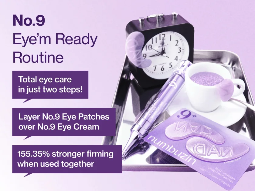 نومبوزين رقم 9 كريم العين NAD+ ريتينول فولوميتوكس 10 مل | Numbuzin No.9 NAD+ Retinol Volumetox Eye Cream 10ml