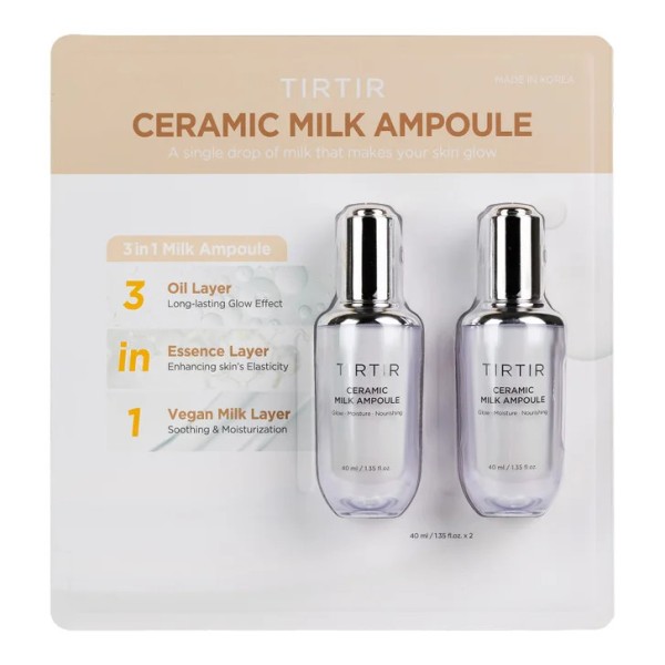 تيرتير – أمبول سيراميك ميلك المرطب 30 مل | TirTir Ceramic Milk Ampoule 30ml