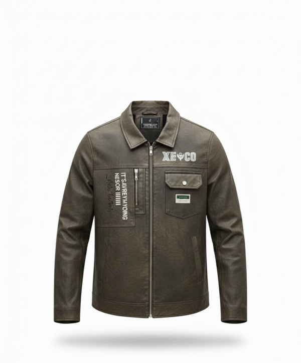 جاكت جلد محجر