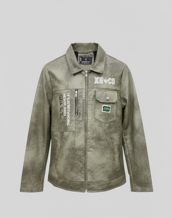 جاكت جلد محجر