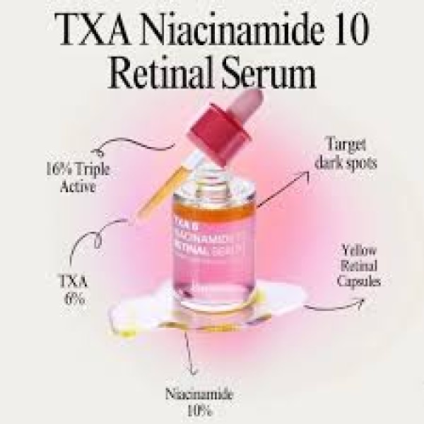 بوريتو – سيروم معزز بتركيبة ثلاثية المفعول للعناية بالبشرة 30 مل | Purito TXA 6 Niacinamide 10 Retinal Booster Serum 30ml