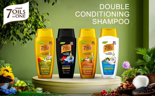 إيمامي – شامبو 7 زيوت في واحد للتغذية المزدوجة - باللوز 400 مل | Emami 7 Oils in One Double Conditioning Shampoo – Miracle Almond 400ml