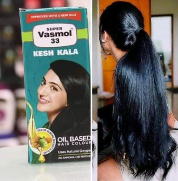 سوبر فازمول 33 – زيت الشعر كيش كالا الأسود خالي من الامونيا 100 مل | Super Vasmol 33 Kesh Kala Hair Oil 100ml