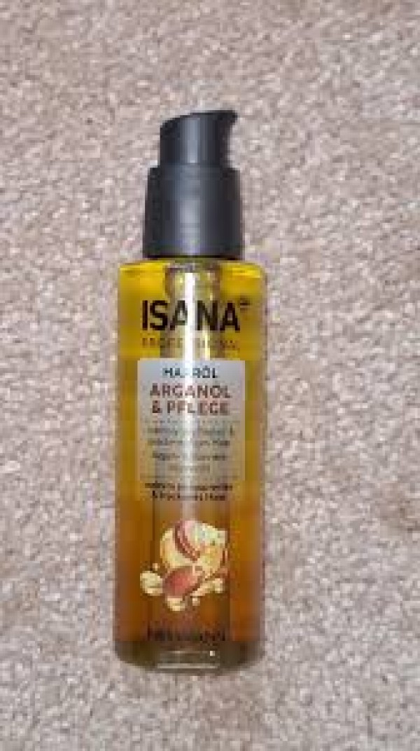 إيزانا – زيت العناية بالشعر غني بزيت الأرجان للشعر الدهني والجاف والتالف جدًا 100 مل | ISANA Hair Care Oil Argan Oily, Dry And Very Damaged 100ml