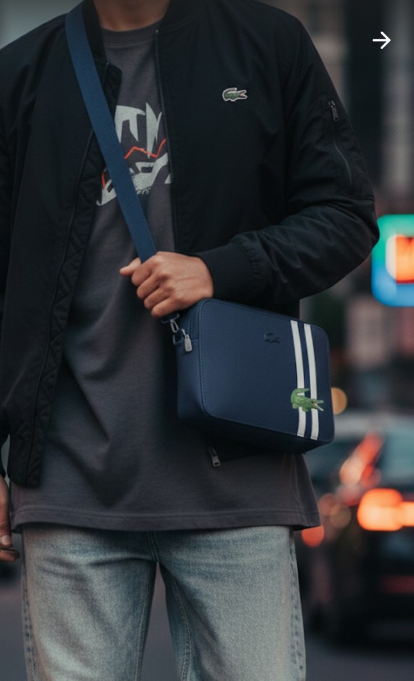 شنطه  Lacoste Men’s Crossbody Bag