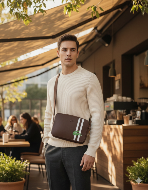 شنطه  Lacoste Men’s Crossbody Bag