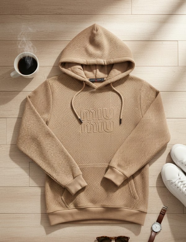 هودي رجالي  (Waffle Hoodie)