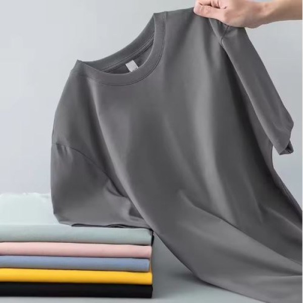 تيشيرت قطن بوليفار 100% الوان ساده مقاسات من ميديم الى 2 أكس لارج