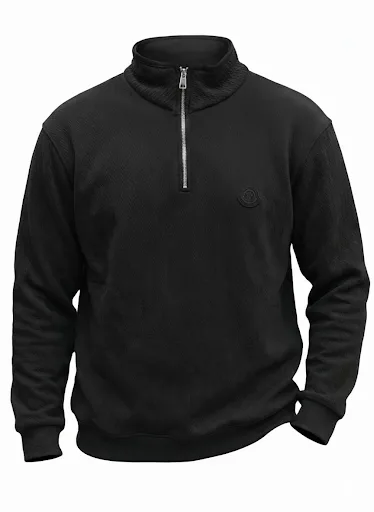 سوي تيشيرت نص سوسته  Classic Half Zip Sweatshirt
