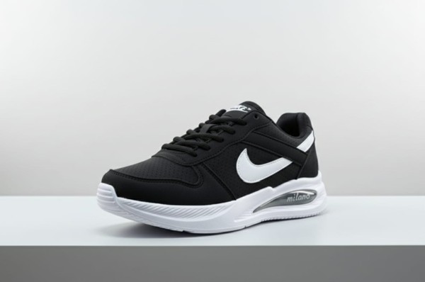 كوتشي جلد مقلوب   Perfect Fit Sneaker