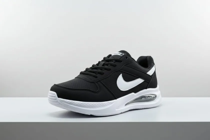 كوتشي جلد مقلوب   Perfect Fit Sneaker