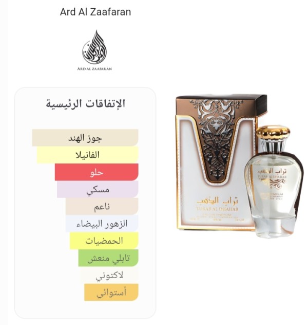 تراب الذهب . ارض الزعفران . للجنسين