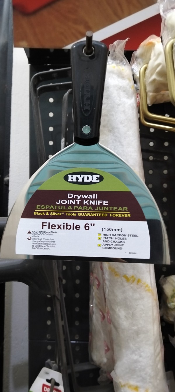 سكينه هايدي استانلس يد سوداء 6 بوصه