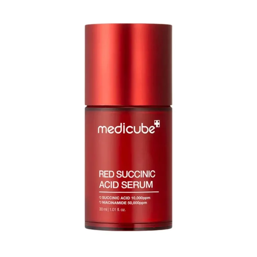 ميديكوب سيروم حمض السكسينيك الأحمر لتصفية البشرة 40 جم | Medicube Red Succinic Acid Clarifying Serum 40ml