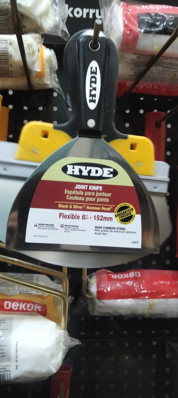 سكينه هايدي صلب كعب حديد 6 بوصه