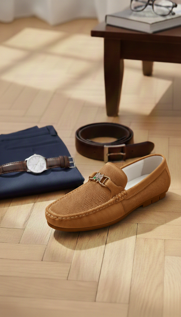 جزمة شمواه فلات 👞 Suede Flat Shoes