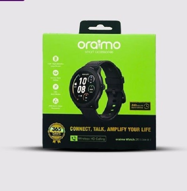 ساعة سمارت Oraimo Watch 2 R تدعم مكالمات بلوتوث HD