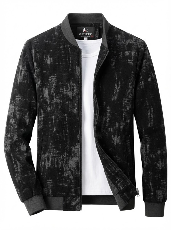 جاكت سوستة جوخ - 🧥 Wool Zip Jacket