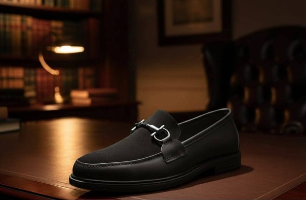 لوفر رجالي كلاسيك بإبزيم - Classic Buckle Loafers