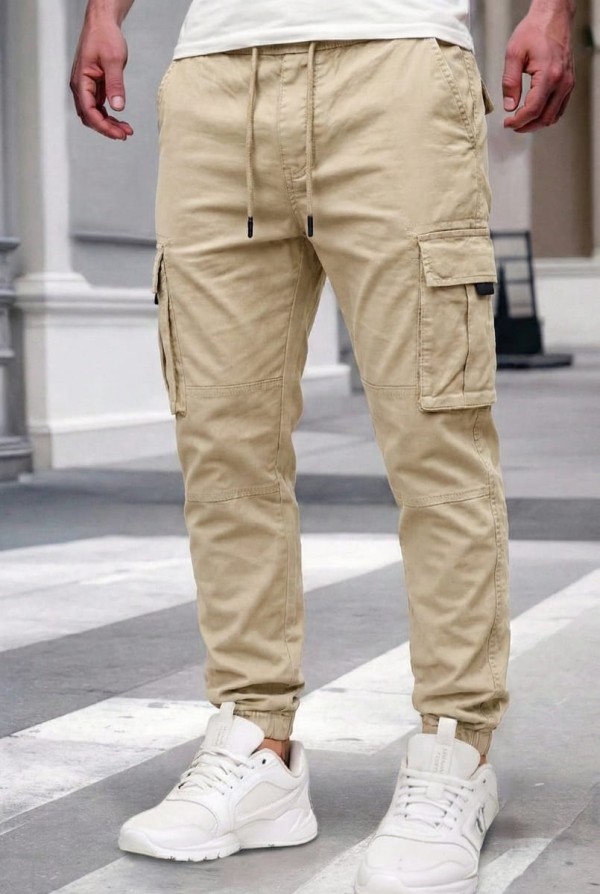 بنطلون باجي جبردين -Gabardine Baggy Pants