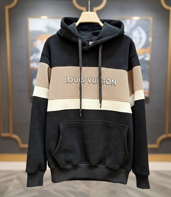 هودي مخطط كاجوال - Striped Casual Hoodie