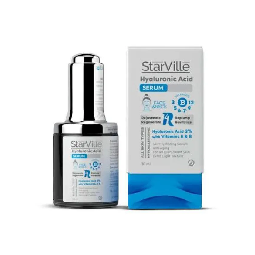 ستارفيل هيالورينك اسيد سيروم 30ملي| Starville Hyaluronic Acid Serum 30ml