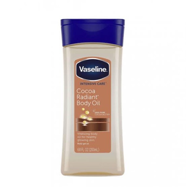 فازلين اويل بزبدة الكاكاو للعناية المكثفة من فازلين200ملي| Vaseline Intensive Care Body Oil Cocoa Radiant Gel 200ml