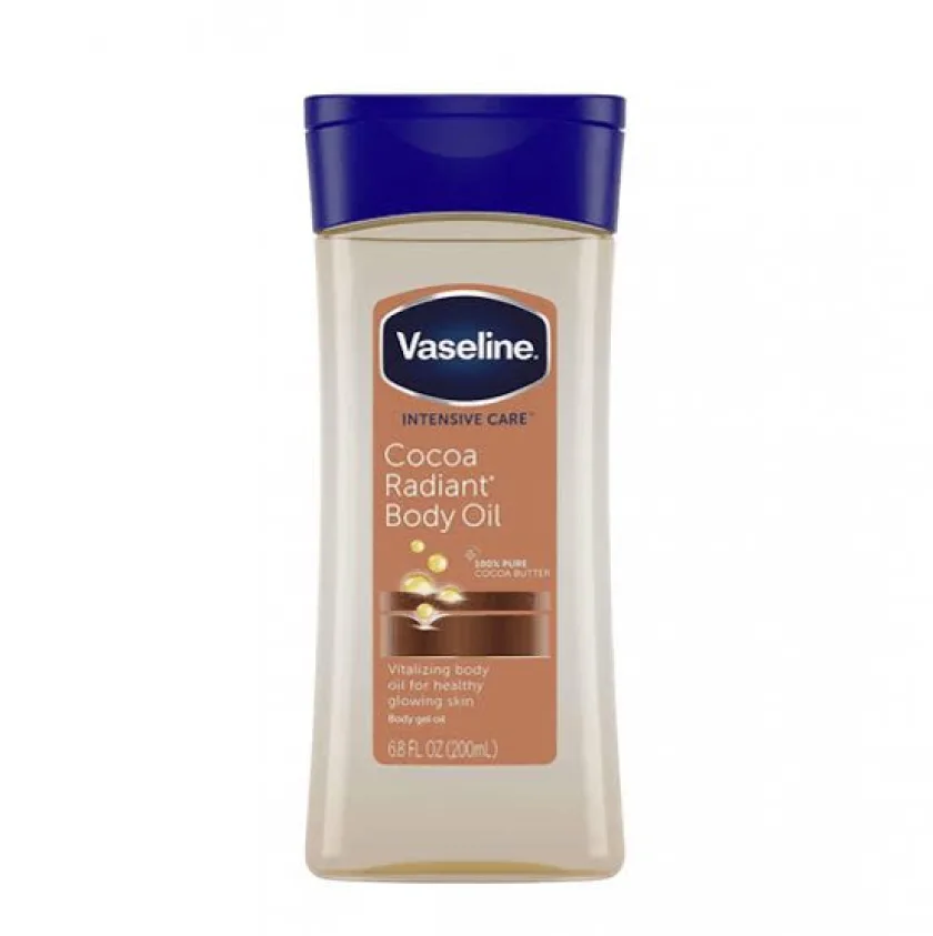 فازلين اويل بزبدة الكاكاو للعناية المكثفة من فازلين200ملي| Vaseline Intensive Care Body Oil Cocoa Radiant Gel 200ml