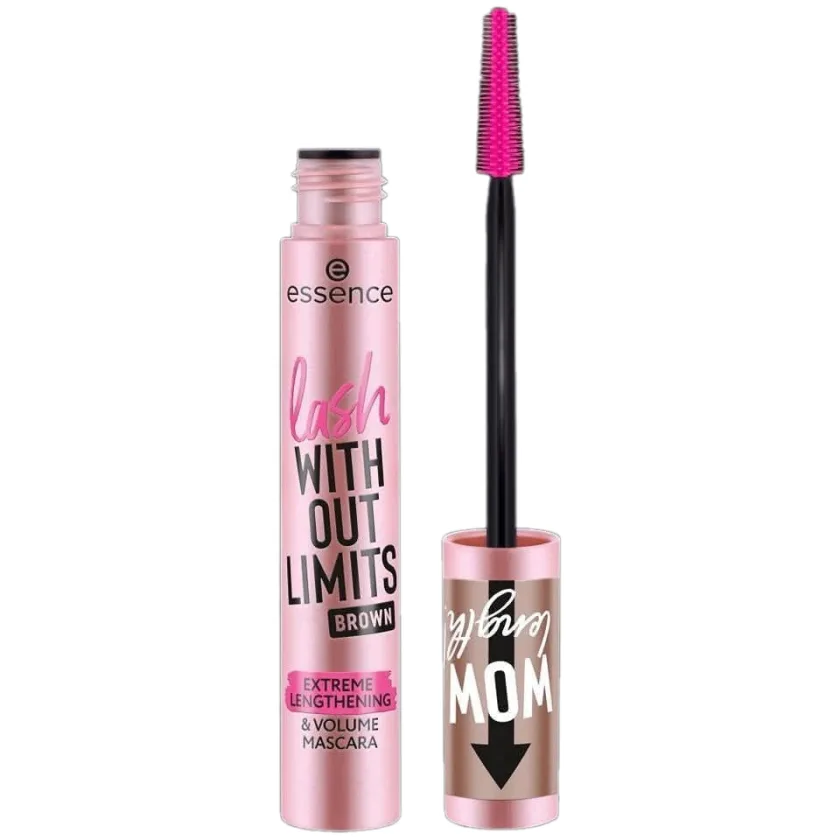 Essence Lash Without Limits Extreme Lengthening & Volume Mascara 01 - Ultra Black | ايسنس ماسكار لاش بلا حدود لتطويل وتكثيف الرموش 01 - أسود للغاية