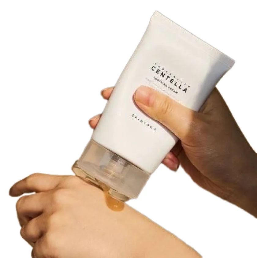 كريم السنتيلا الكوري المهدئ وترميم حاجز البشرة من سكين 1004 - SKIN1004 - Madagascar Centella Soothing Cream