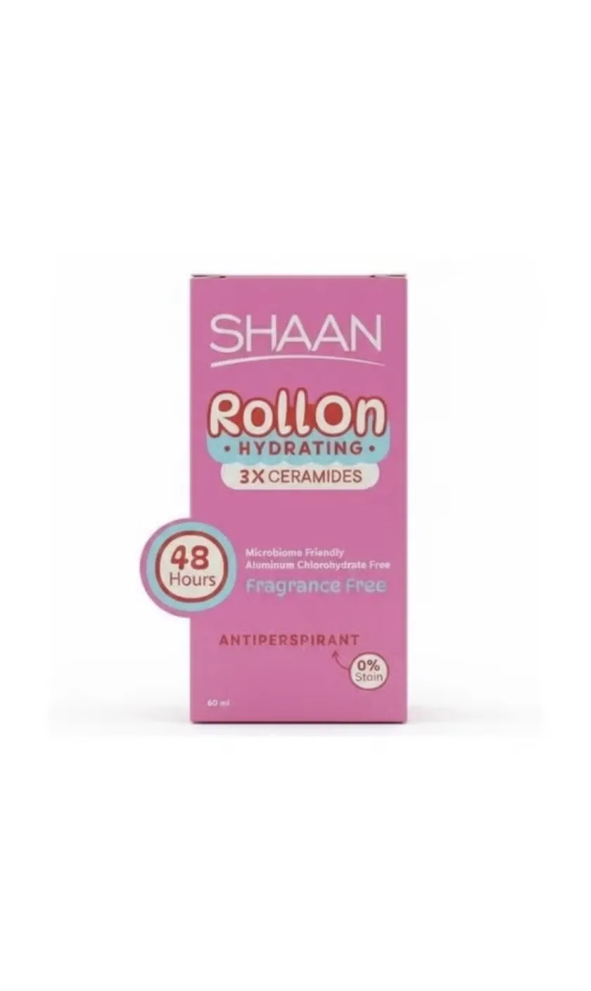 شان مزيل عرق مرطب بدون رائحه 60ملي|Shaan Roll on 60ml
