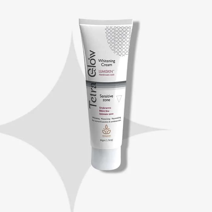 كريم تفتيح المناطق الحساسه من تيترا جلو 50جم| Tetra Glow Whitening Cream For Sensitive Zone 50gm