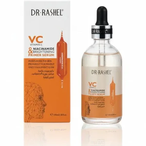 سيروم دكتور راشيل لشد البشره 100ملي| Dr.Rashel Vitamin C & Niacinamide brightening primer serum 100 ml